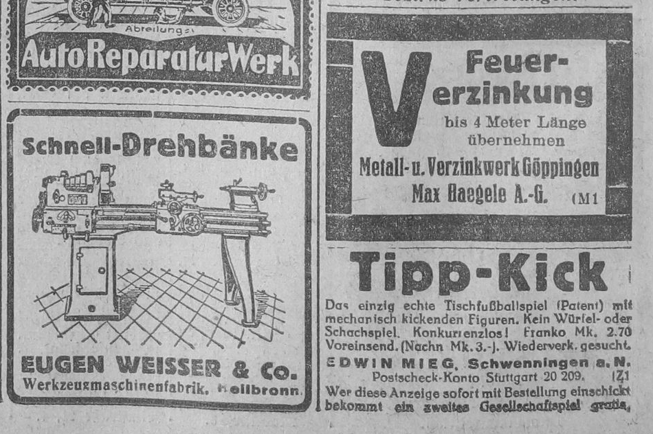 1925-10-16-Stuttgarter-Neues-Tageblatt-Abendausgabe-Seite-17-Werbeanzeige-Standardanzeige-Alleinstellungsmerkmal